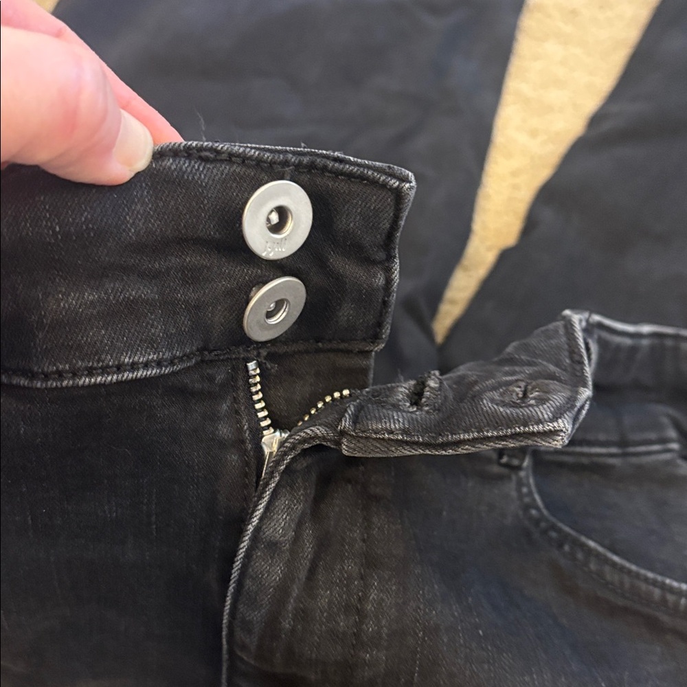J. Jill High Rise Full Leg Black Jeans - Picture 6 of 7